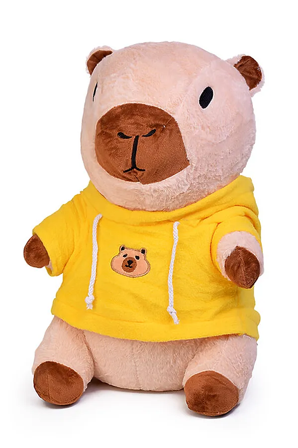 Мягкая игрушка "Капибара" с пледом URAL TOYS, в ассортименте - фото 2