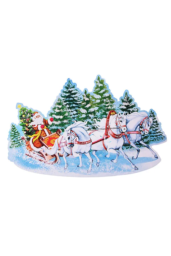 Плакат вырубной А3+ "Тройка" двухсторонний URAL TOYS, мультиколор - фото 2