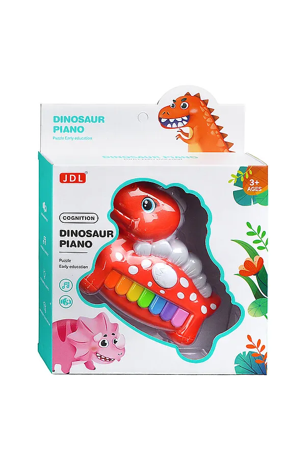 Пианино 8836B "Дино музыка" в коробке URAL TOYS, в ассортименте - фото 2