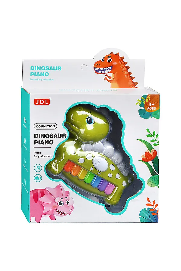 Пианино 8836B "Дино музыка" в коробке URAL TOYS, в ассортименте - фото 2