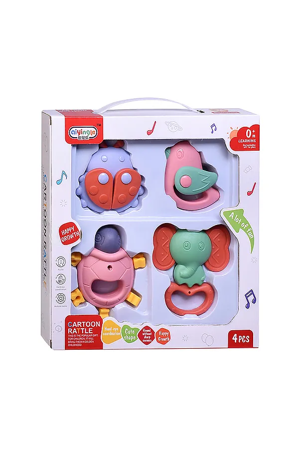 Погремушка "Маленькие забавы" в коробке URAL TOYS, в ассортименте - фото 2
