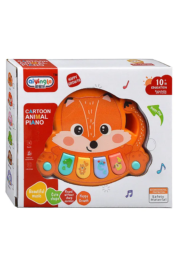 Пианино "Бельчонок" в коробке URAL TOYS, мультиколор - фото 2