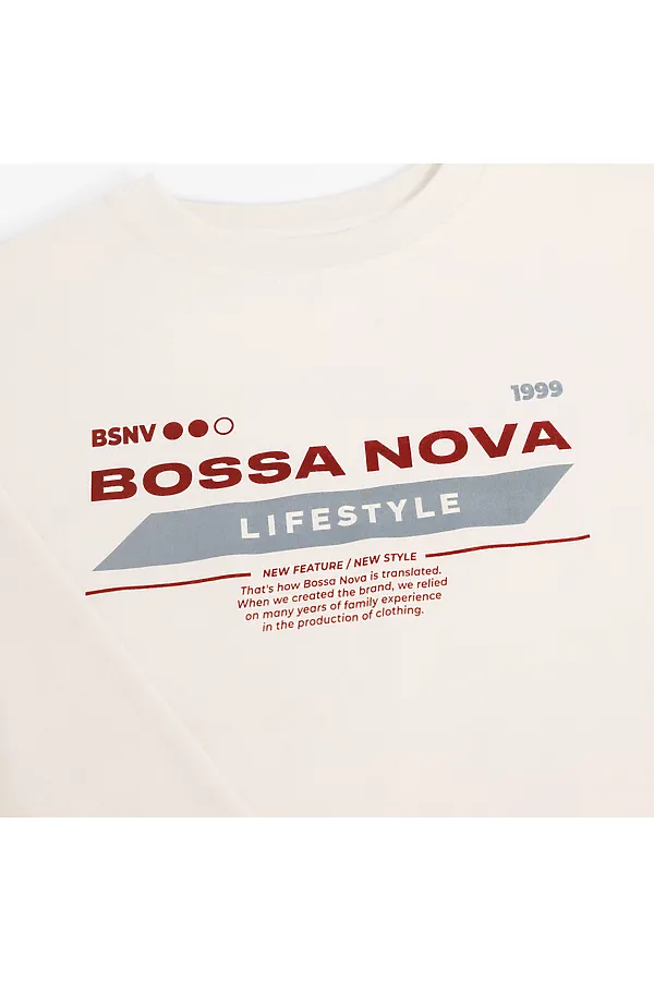 Лонгслив BOSSA NOVA, молочный - фото 2