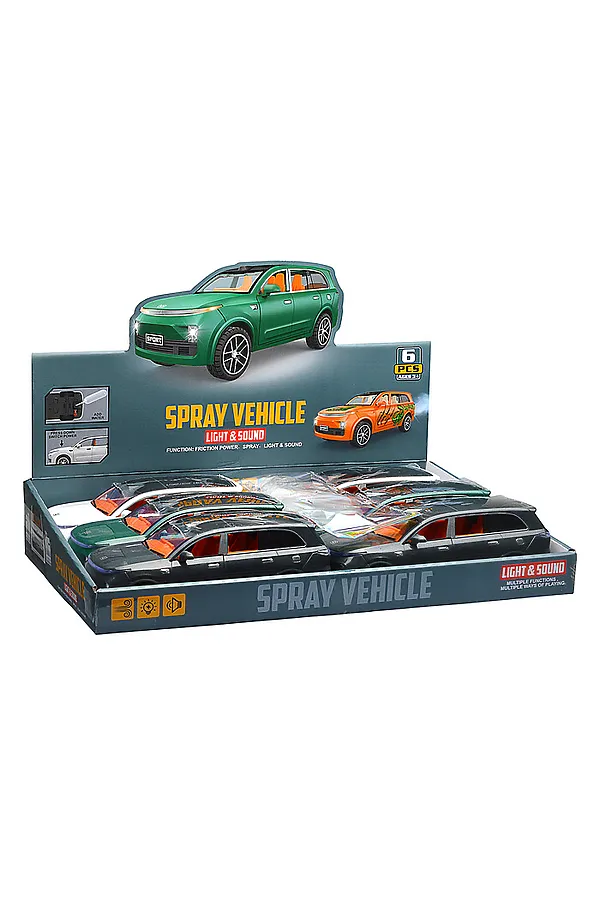 Машина "Внедорожник" (свет, звук, спрей) в коробке URAL TOYS, мультиколор - фото 2