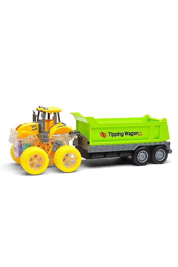 Машина "Фермерский трейлер" в коробке URAL TOYS, мультиколор - фото 2