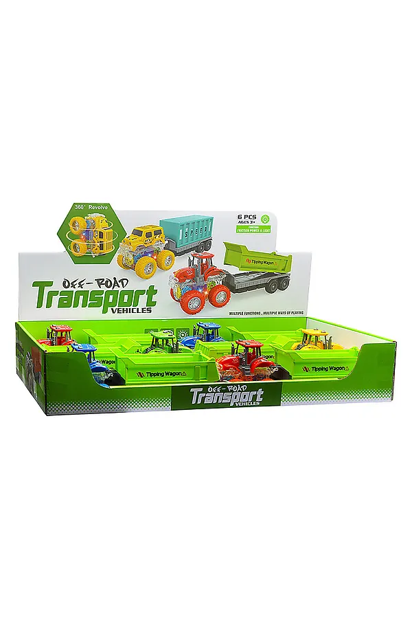 Машина "Фермерский трейлер" в коробке URAL TOYS, мультиколор - фото 2