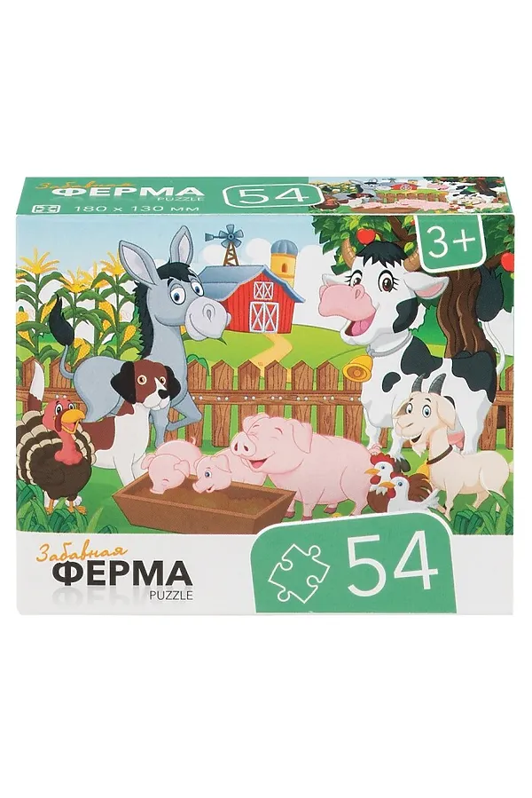 Пазлы 54 "Ферма" URAL TOYS, мультиколор - фото 2