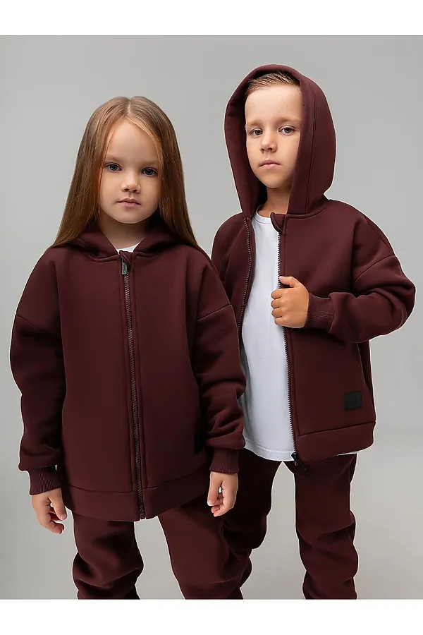 Костюм (Толстовка+Брюки) BODO-S, темно-коричневый - фото 2