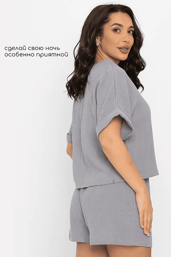 Пижама LADY TAIGA, серый - фото 2