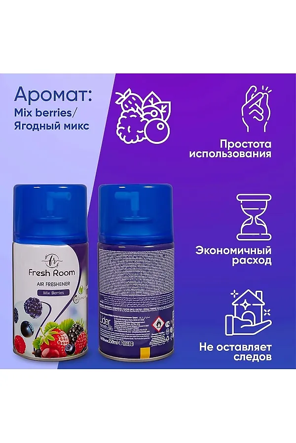 Освежитель воздуха КОСМЕТИКА ИЗ ТУРЦИИ, синий - фото 2