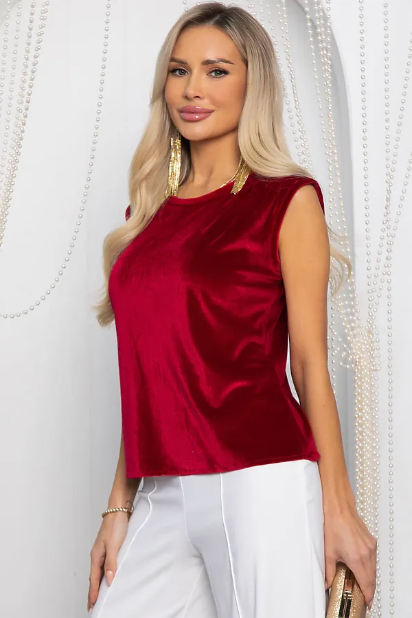 Блуза LADY TAIGA, красная - фото 2