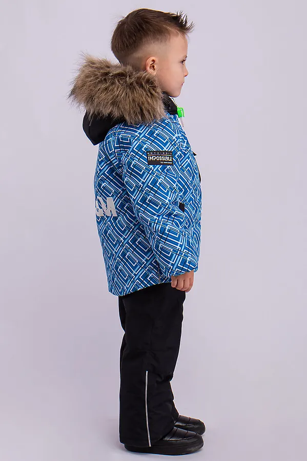Комплект (Куртка+Брюки) BATIK, юпитер синий/черный - фото 2