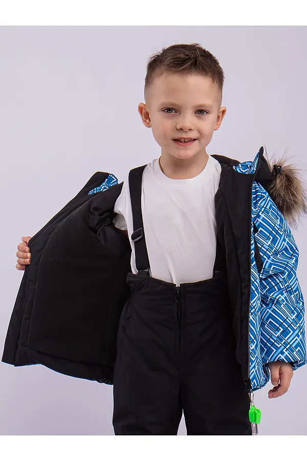 Комплект (Куртка+Брюки) BATIK, юпитер синий/черный - фото 2
