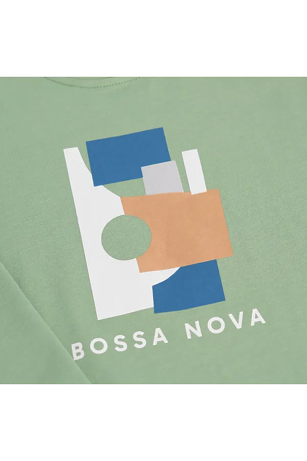 Пижама BOSSA NOVA, молочный/зелёный - фото 2