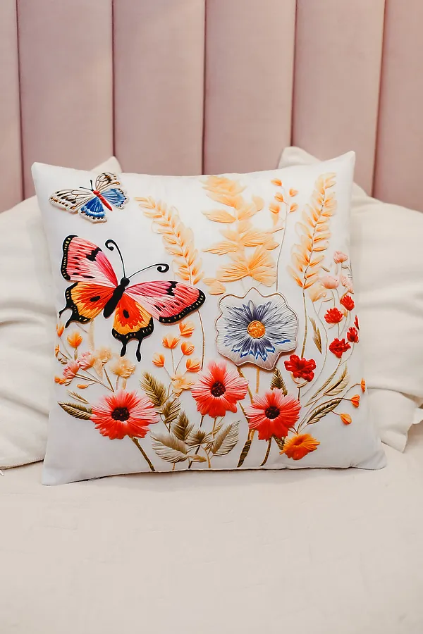 Наволочка декоративная декоративная 2 шт 3D эффект НАТАЛИ, бежевый - фото 2