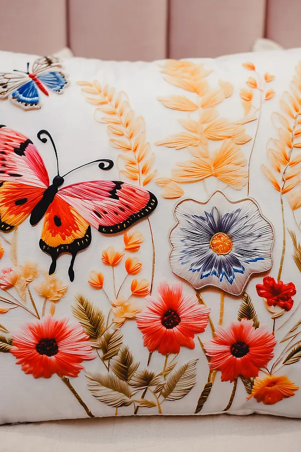 Наволочка декоративная декоративная 2 шт 3D эффект НАТАЛИ, бежевый - фото 2