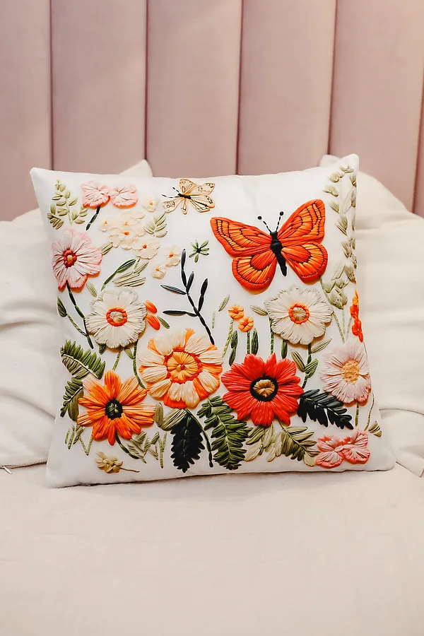 Наволочка декоративная декоративная 2 шт 3D эффект НАТАЛИ, бежевый - фото 2