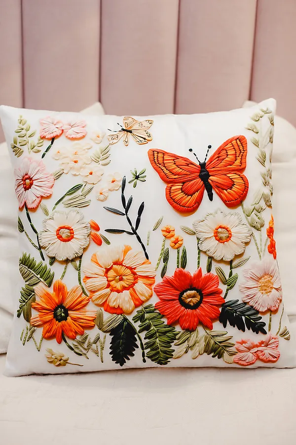 Наволочка декоративная декоративная 2 шт 3D эффект НАТАЛИ, бежевый - фото 2