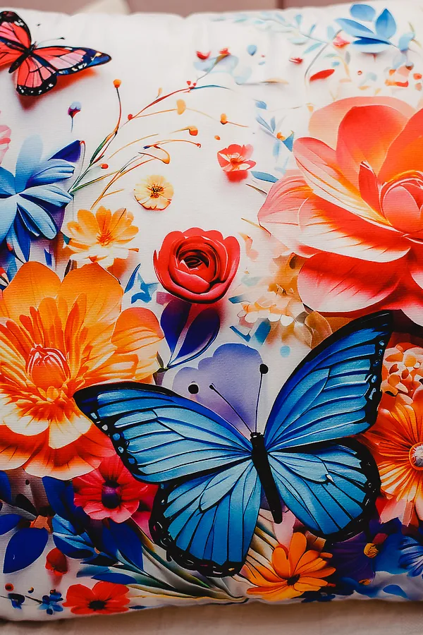 Наволочка декоративная декоративная 2 шт 3D эффект НАТАЛИ, синий - фото 2