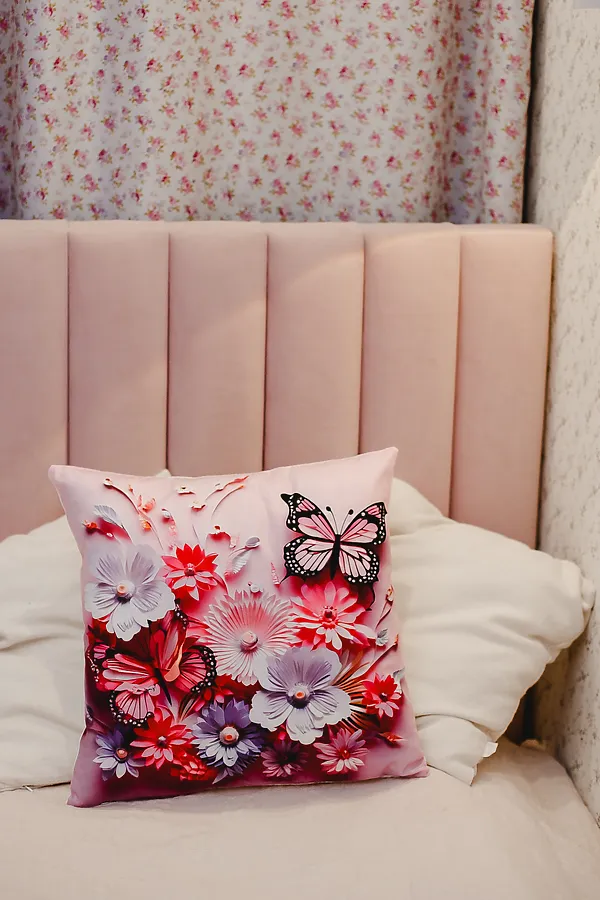 Наволочка декоративная декоративная 2 шт 3D эффект НАТАЛИ, сиреневый - фото 2