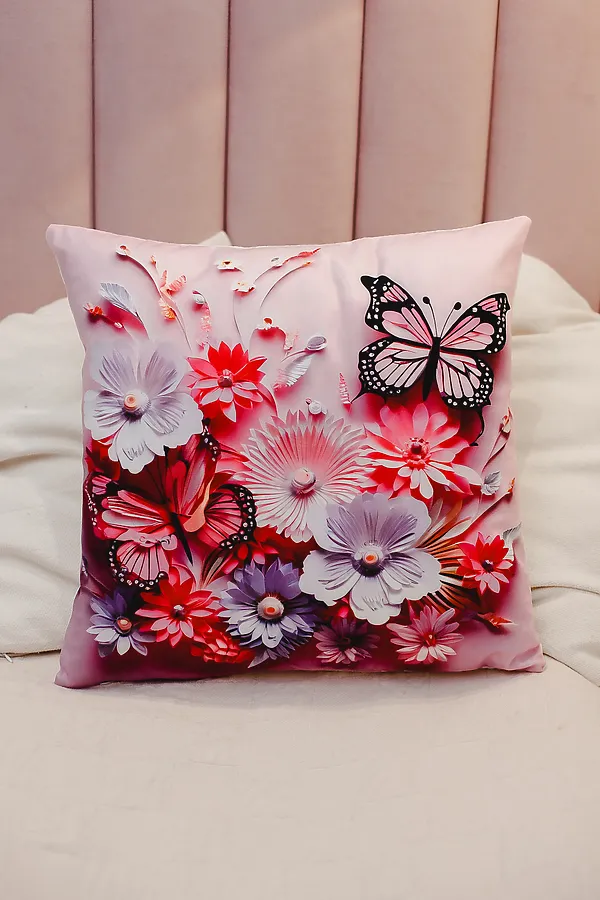 Наволочка декоративная декоративная 2 шт 3D эффект НАТАЛИ, сиреневый - фото 2