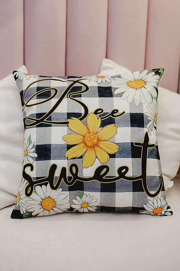 Наволочка декоративная декоративная 2шт рогожка Гном и Цветок НАТАЛИ, бежевый - фото 2