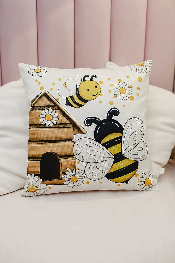 Наволочка декоративная декоративная 2шт рогожка Гном и Цветок НАТАЛИ, серый - фото 2