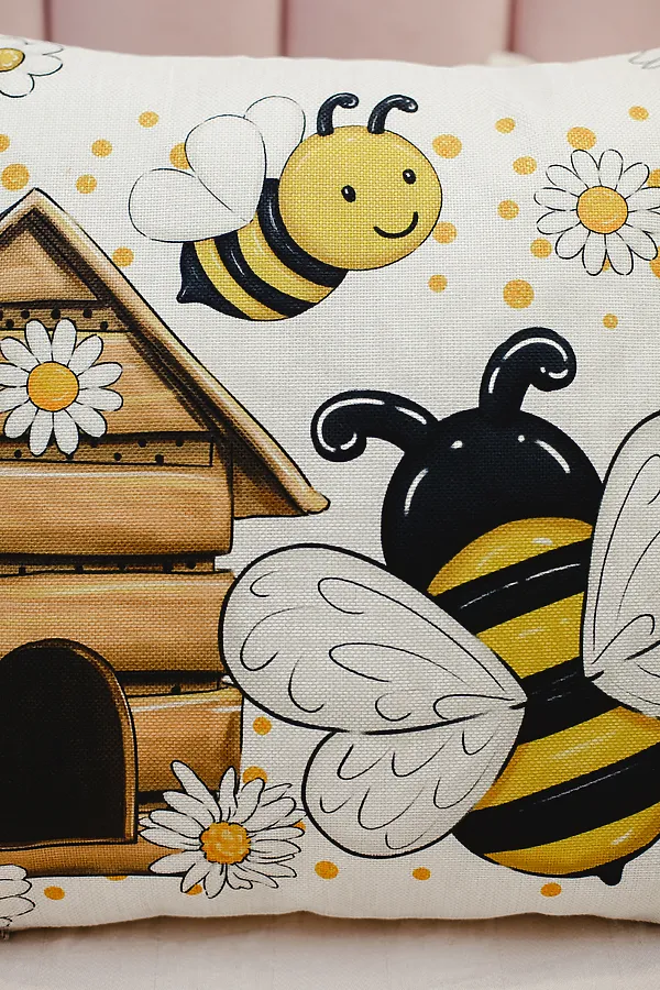 Наволочка декоративная декоративная 2шт рогожка Гном и Цветок НАТАЛИ, серый - фото 2