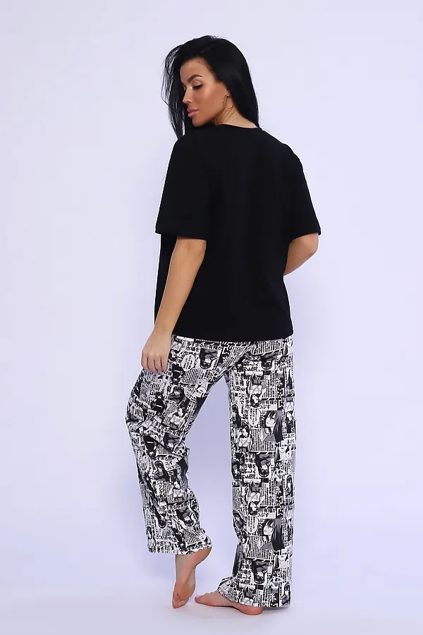 Костюм домашний 35332 НАТАЛИ, черный - фото 2