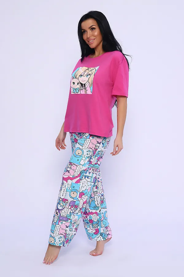 Костюм домашний 35332 НАТАЛИ, розовый - фото 2