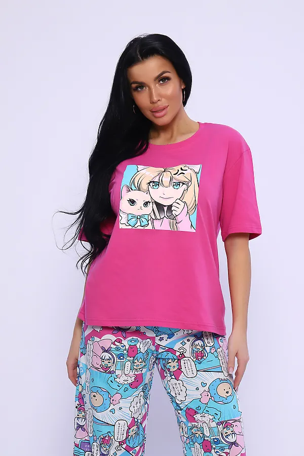 Костюм домашний 35332 НАТАЛИ, розовый - фото 2