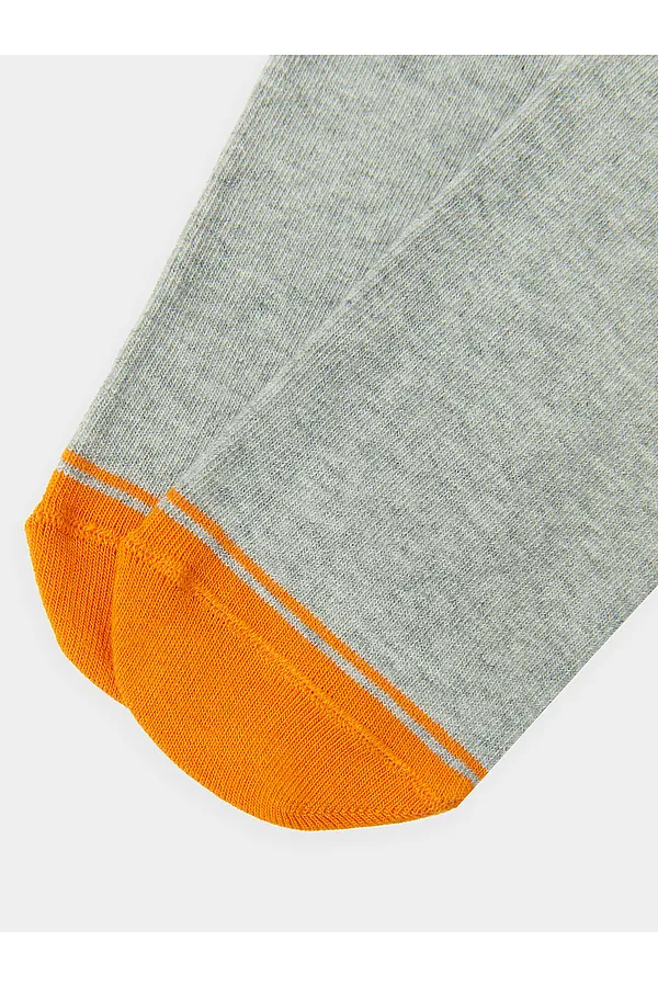 Носки MARK FORMELLE, серый меланж /оранжевый - фото 2