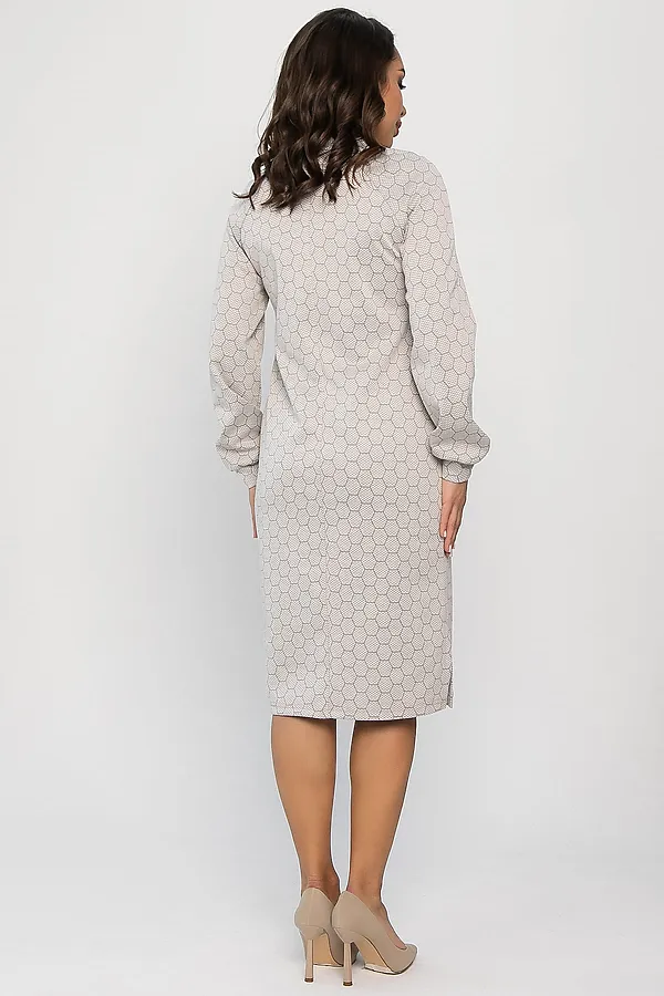 Платье LADY TAIGA, бежевое - фото 2