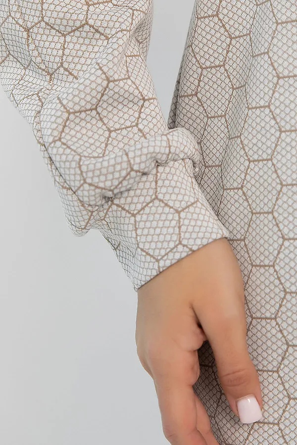 Платье LADY TAIGA, бежевое - фото 2