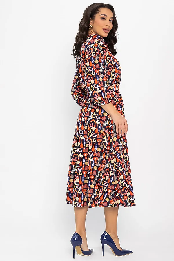 Платье LADY TAIGA, разноцветное - фото 2