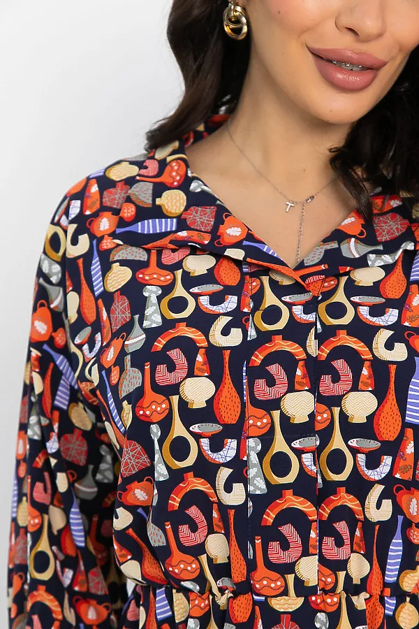 Платье LADY TAIGA, разноцветное - фото 2