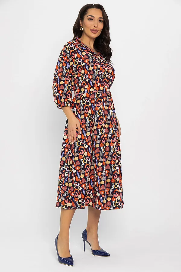 Платье LADY TAIGA, разноцветное - фото 2