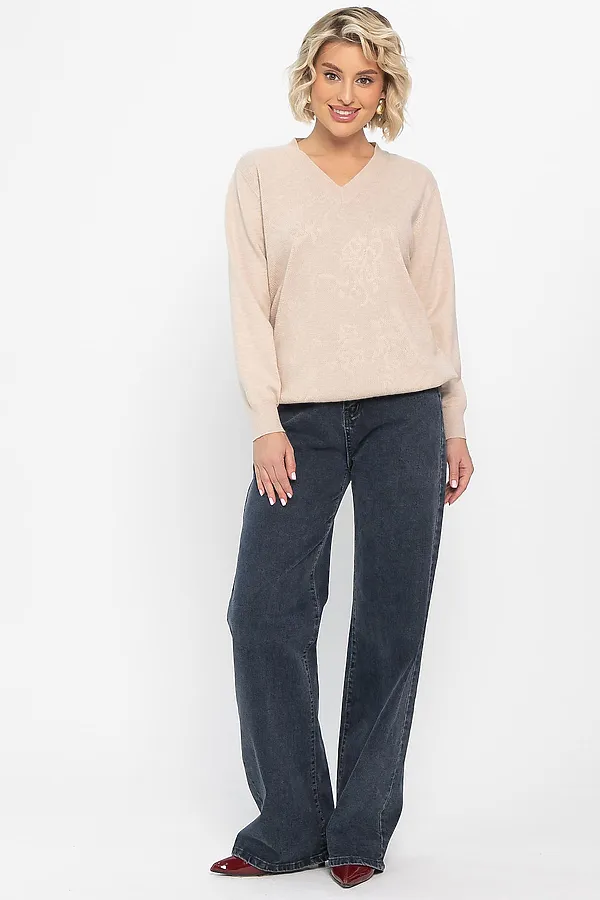 Джемпер LADY TAIGA, бежевый - фото 2