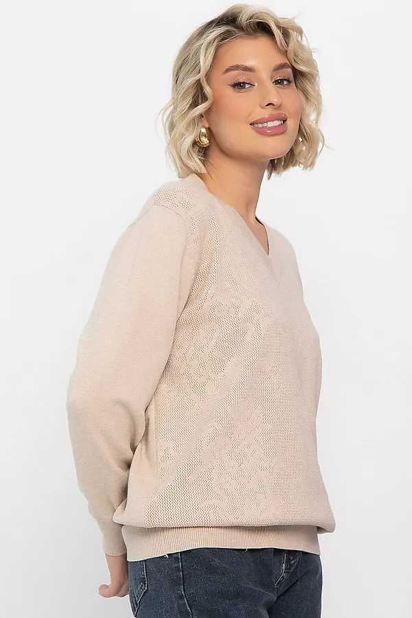 Джемпер LADY TAIGA, бежевый - фото 2