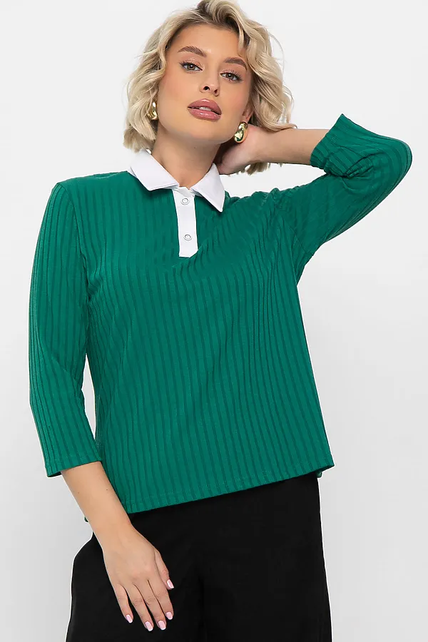 Поло LADY TAIGA, зеленое - фото 2