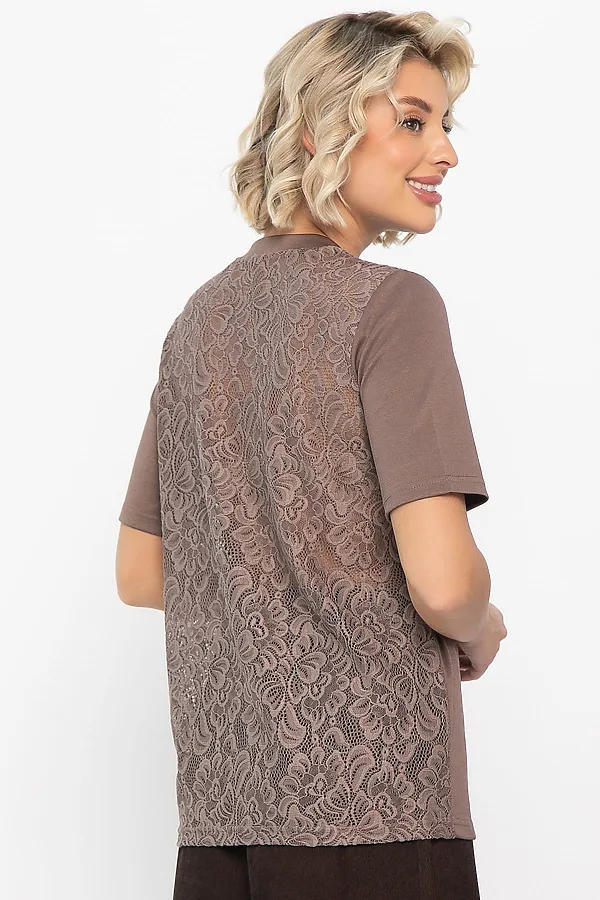 Футболка LADY TAIGA, коричневая - фото 2