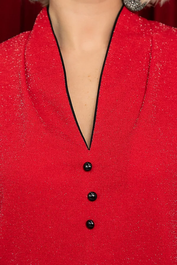 Платье LADY TAIGA, красное - фото 2