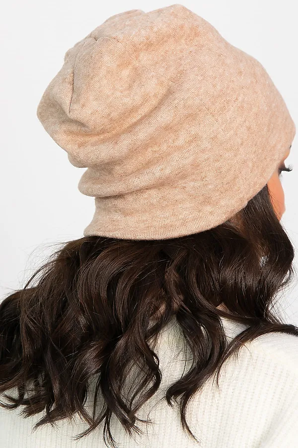 Комплект шапка шестиклинка и снуд LADY TAIGA, бежевый - фото 2