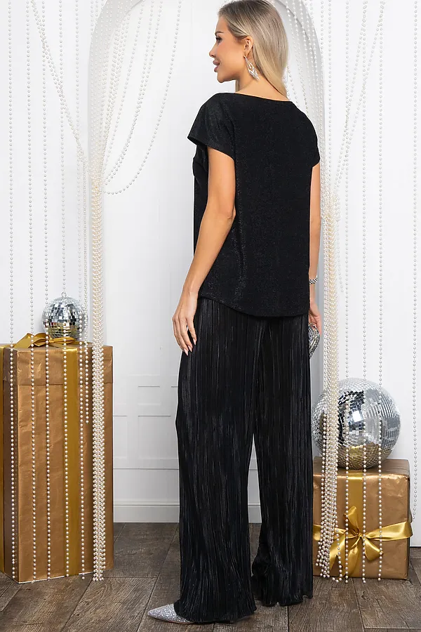 Костюм (Блуза+Брюки) LADY TAIGA, черный - фото 2