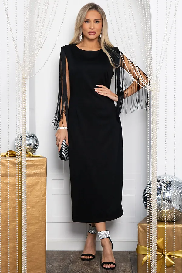 Платье LADY TAIGA, черное - фото 2