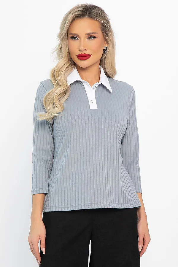 Поло LADY TAIGA, серое - фото 2