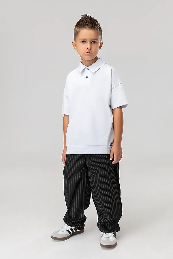 Брюки BODO, черный (белый) - фото 2