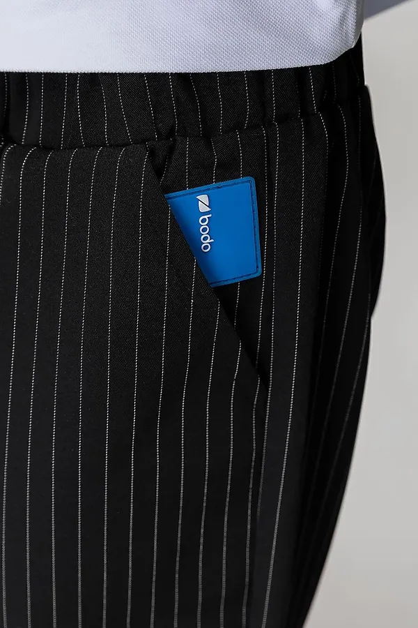 Брюки BODO, черный (белый) - фото 2