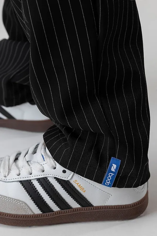 Брюки BODO, черный (белый) - фото 2