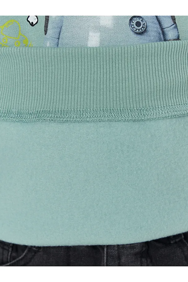 Худи MARK FORMELLE, шалфей +печать - фото 2